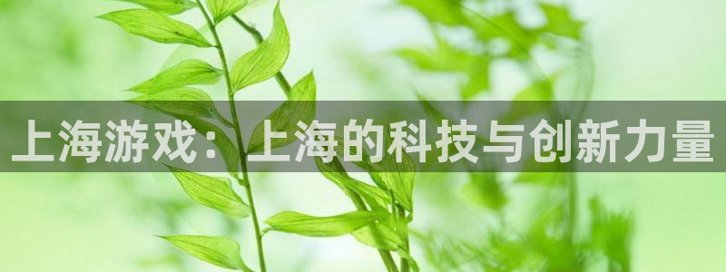 火狐电竞app官网集团有限公司：上海游戏：上海的科技与创新力量